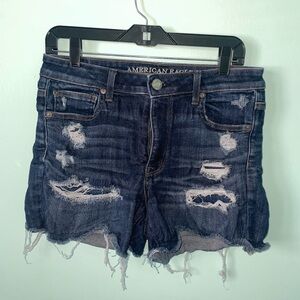 Women’s American Eagle Next Level Stretch Distressed Denim Shorts